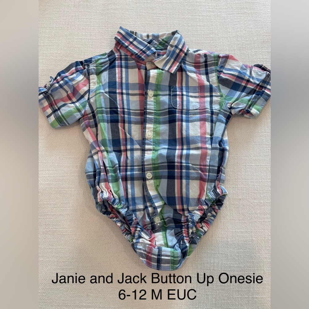 Janie and Jack Shirt- Sz 6-12M